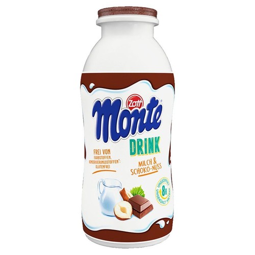 Napój mleczny z czekoladą i orzechami laskowymi UHT Zott 200 ml
