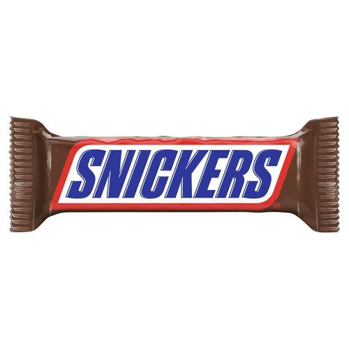 Baton nugatowy z orzeszkami ziemnymi oblany karmelem i mleczną czekoladą  Snickers 50 g