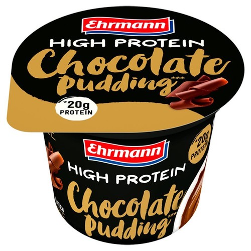 Puding o smaku czekoladowym z wysoką zawartością białka EHRMANN 200 g