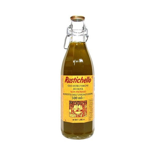 Oliwa z oliwek extra virgin niefiltrowana Rustichello 500 ml