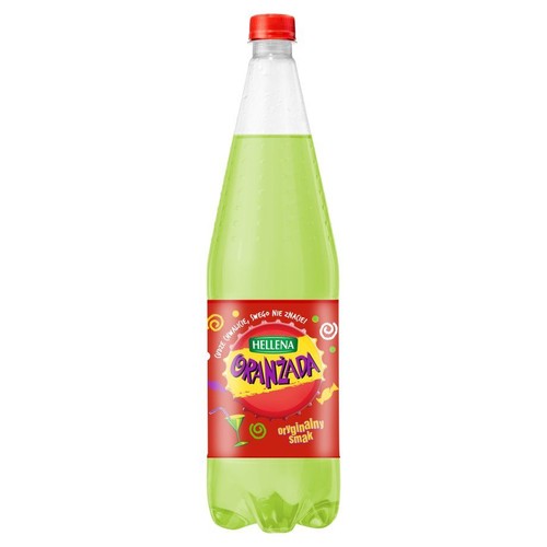 Oranżada gazowana zielona Hellena 1.25 l