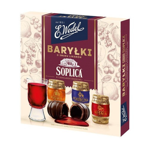 Baryłki o smaku likierów Soplica E.Wedel 200 g